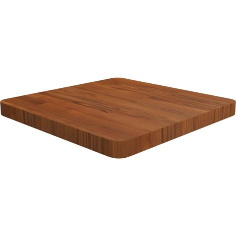 Tablero de mesa cuadrada madera roble marrón oscuro 50x50x4 cm vidaXL