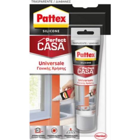 12 x PATTEX SILICONE PERFECT CASA TRASPARENTE 50 ML