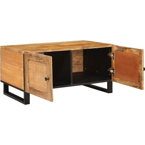 Maison Exclusive - Tavolino da salotto Naturale 80 x 50 x 40 cm (1/5)