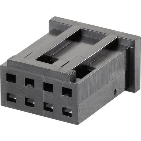 TE Connectivity Buchsengehäuse-Kabel AMPMODU MOD II Polzahl Gesamt 8 Rastermaß: 2.54 mm 280365 1 St.