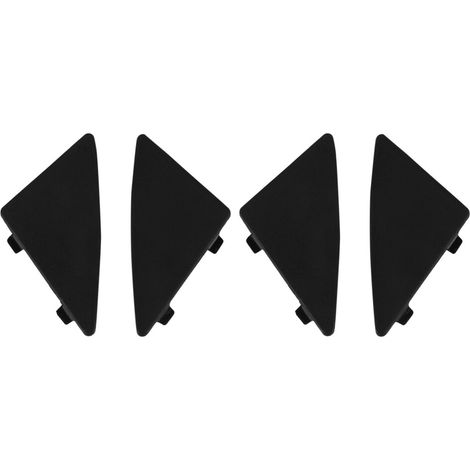 Juego de 4 piezas de embellecedores triangulares para el parachoques delantero para modelos Mitsubishi Axela 2014-2016, BHN1-50-101 BHN1-50-102 (1/4)