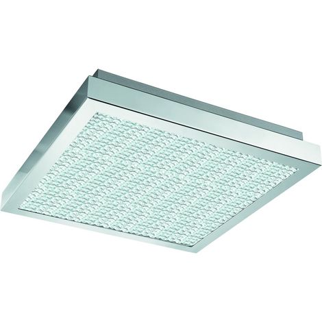 Éclairage de plafond Cardito chrome carré - 79489