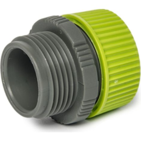 Adattatore per raccordo tubo flessibile da 1/2", transizione a connettore idraulico GZ da 3/4". (1/3)
