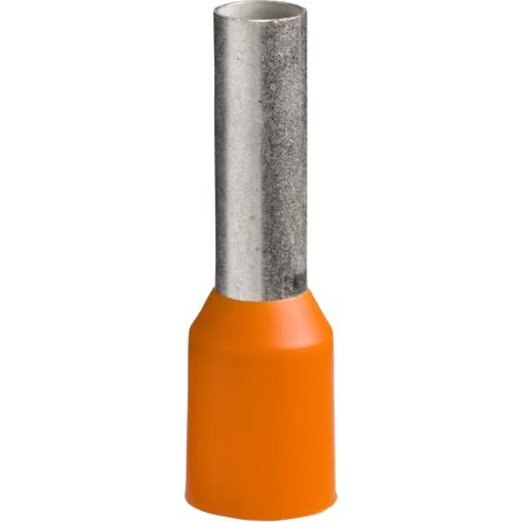 Isolierte unisolierte Kabelendhülse 4mm2 orange (1/2)