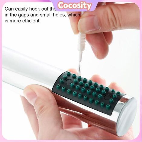 Cocosity brosse de nettoyage de buse de douche Brosse de nettoyage de pomme de douche, outil de nettoyage de meuble pieces (1/5)