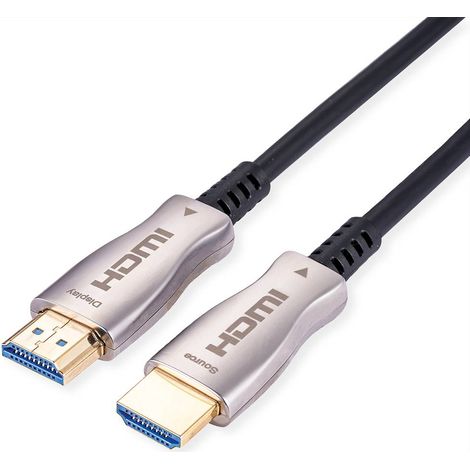 Câble de raccordement Value HDMI Fiche mâle HDMI-A 15 m noir 14.99.3479 4K UHD Câble HDMI C640332 (1/3)