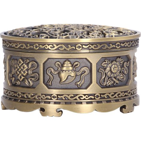 Räuchergefäß aus Kupfer, Aromabrenner, Heimdekoration, Ornament für den Innenbereich, Tempel (1/5)