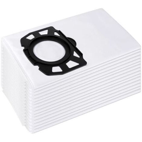 Lot de 15 sacs d'aspirateur en non-tissé pour Kärcher 2.863-006.0 KFI 487 Sacs de rechange WD4 WD5 WD6 WD5P WD6P Premium MV4 MV5 MV6 Sacs filtrants pour aspirateur humide et sec (1/5)