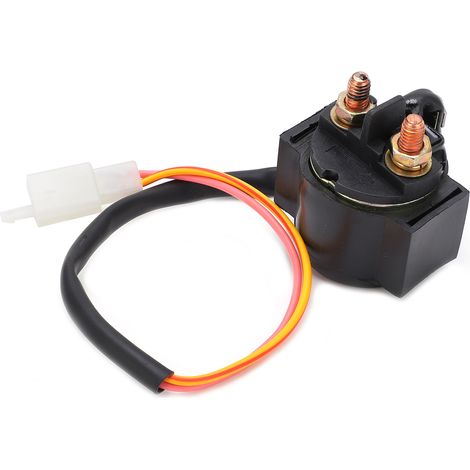 Démarreur relais solénoïde 12V en alliage d'aluminium pour scooter GY6 50 70 110 125 150 250cc quad ATV (1/5)