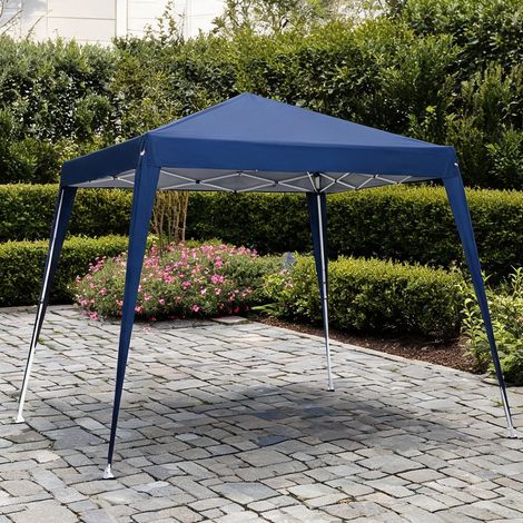 Store banne azul en aço e Tecido Oxford 297 x 297 x 250 cm (1/5)