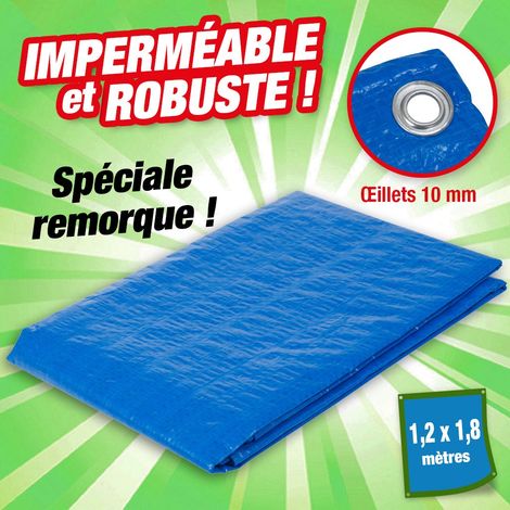 Bâche remorque pour voiture 1,2x1,8 mètre (1/3)