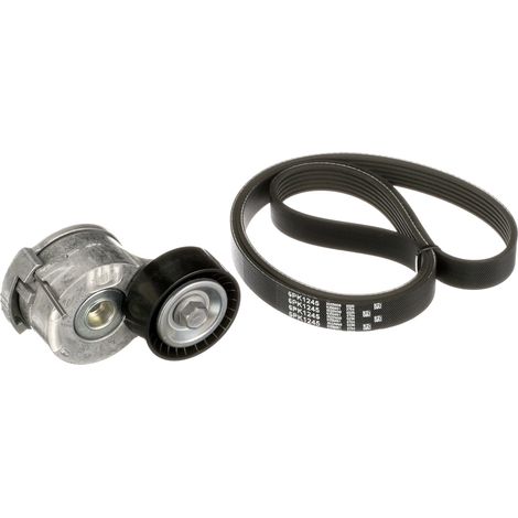 Jeu de courroies trapézoïdales à nervures Gates K046PK1245 FORD 2 110 284