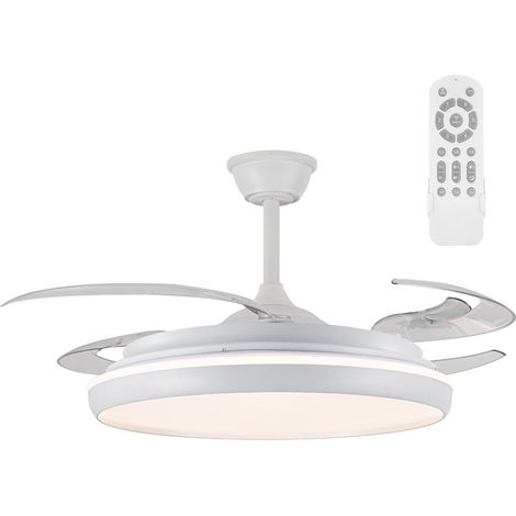 Ventilador LED con aspas retráctiles Michu L CCT Dim (80W) (1/5)