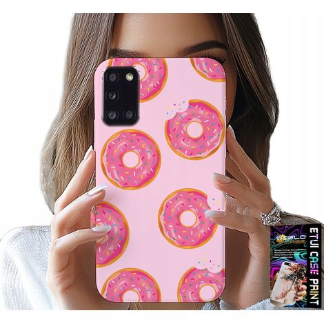Custodia per Samsung Galaxy A31 - motivo con ciambelle e glassa di zucchero (1/5)