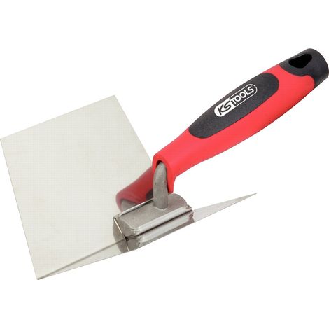 Spatola angolare interna - lama flessibile in acciaio inossidabile - manico bimateriale - 100x125mm