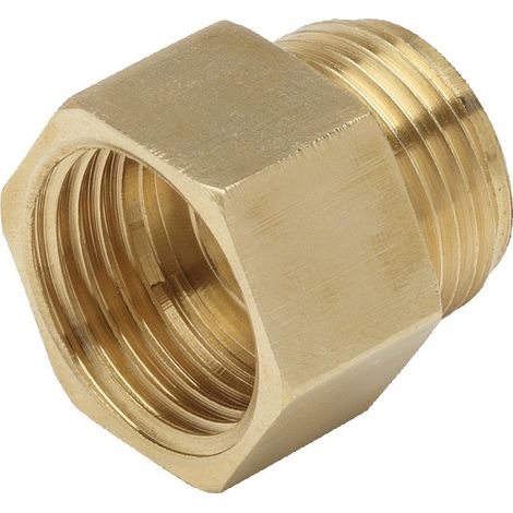 Accessorio di collegamento gas banides 15x21 femmina 20x150 maschio
