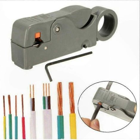 Automatische Doppelklingen-Abisolierzange für Elektriker, professionelles Handwerkzeug zum Schneiden und Abisolieren von Drähten, robuste Ausführung (1/5)