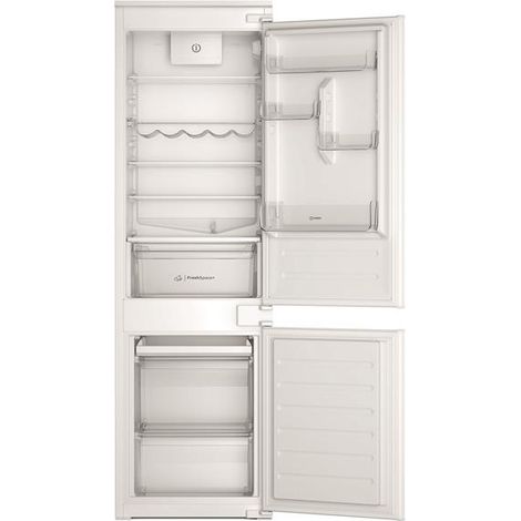 Frigorifero combinato da incasso 268L, bianco - INCO18DC03 - Indesit