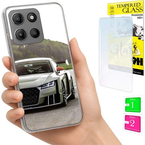 Funda para Motorola Moto G15 / G15 Power, carcasa trasera + cristal (1/5)