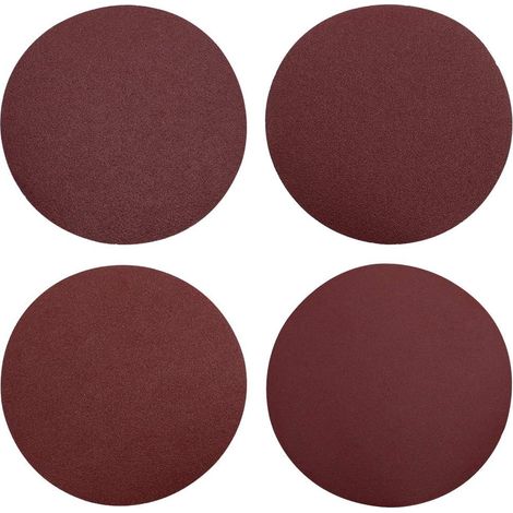 8-teiliges Set selbstklebender Schleifscheiben (150 mm), ohne Löcher, rundes Schleifpapier P80/P120/P180/P320, Schleifscheibe für Exzenterschleifer