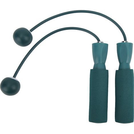 1 pair of adjustable wireless jump ropes with double ball bearings for men, women and children, blue