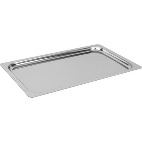 Plat à rôtir inox GN1/1 profondeur 20mm - 325 x 530 x 20 mm - MATFER BOURGEAT (1/5)