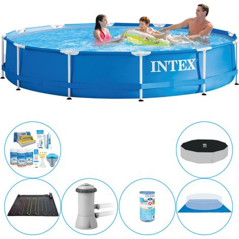 Intex Piscine Tubulaire Ronde - 366x76 cm - 6-pièces  S20480 (1/5)