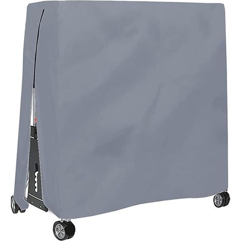 Housse de table de ping-pong en tissu Oxford 420D imperméable, pour table de ping-pong d'extérieur, dimensions : 185 x 165 x 70 cm