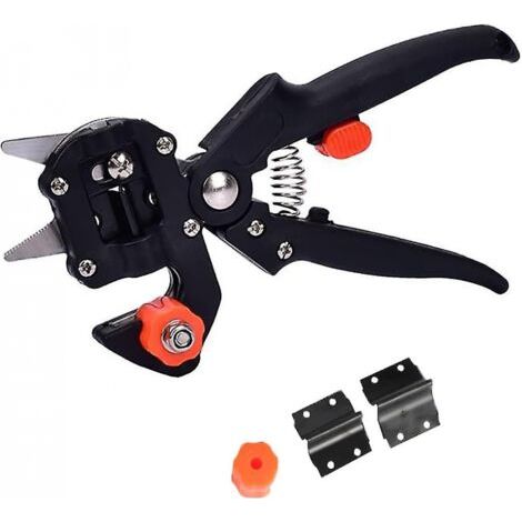 Machine portative de greffage d'arbres fruitiers, Machine de greffage de semis de jardin avec outil de coupe de feuillage (1/5)