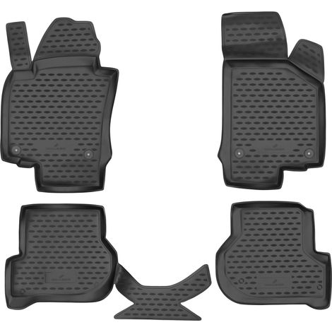 Tapis en caoutchouc XTR pour Skoda Octavia II 2004 - 2013 (1/5)