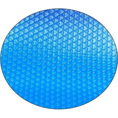 YMYNY Bubble cover - Round solar pool cover Solar swimming pool protective cover for outdoor use, garden pond heating Thermal insulation film for swimming pool Ø120cm (1/4)
