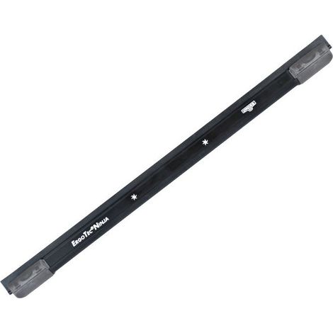Unger Guida in Alluminio ErgoTec Ninja con Gomma Soft, Ricambio per Tergivetro 45cm