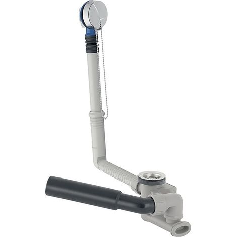 Geberit Badewannenablauf mit Ventilstopfen, mit Fertigbauset Hochglanz verchromt, Außendurchmesser 40/50mm (1/5)