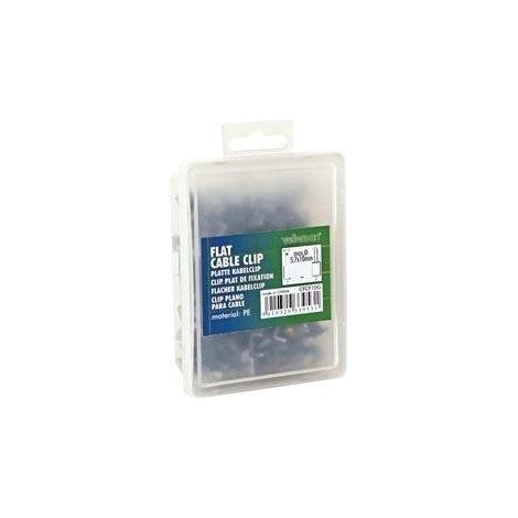 Clip de câble plat - Generic - 8Mm (100St/Box) -