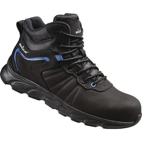 Botas  de  seguridad  Mathi  Talla  42  negro/azul  S3  SRC  EN20345  Cuero  WICA (1/5)