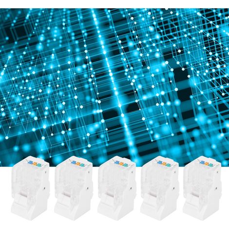 Module téléphonique RJ11 4 conducteurs CAT3 (5 pièces) - Composant électronique d'information (1/5)