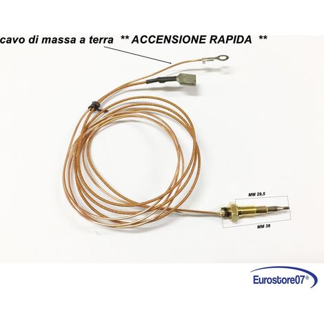 BEKO CANDY HOOVER IBERNA STAR GASFIRE FRANKE TERMOCOPPIA FORNELLO GAS H4775 TC32 (1/3)