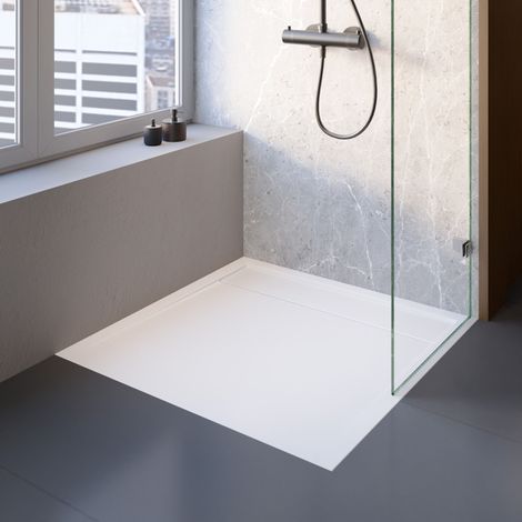 Schulte Duschwanne Brava 140x90 cm Weiß - Komplettset inkl. Wannenträger und Ablauf, aus hochwertigem Sanitäracryl (1/5)