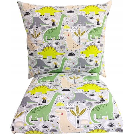 Kinderbettwäsche 120x160 cm für Kinder, Hersteller: Dinosaurier, 100% robuste Baumwolle