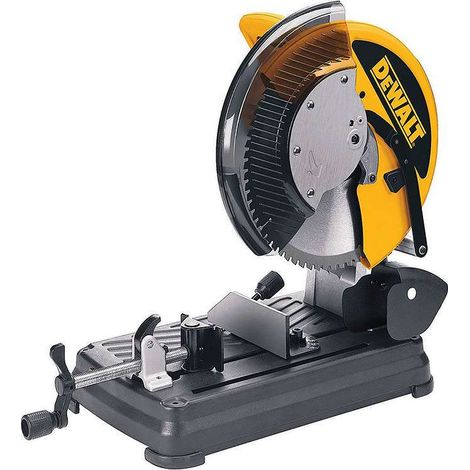 Dewalt – Tronçonneuse à disque Ø355mm 2200W – Lame carbure pour coupes nettes – Base large en acier pour stabilité – Arbre 25,4mm