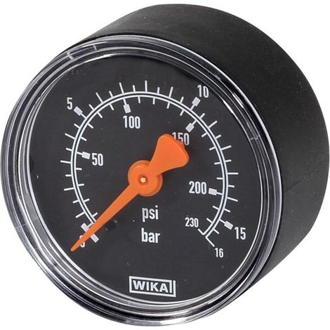 Resideo Manometer M74CS G 1/4, 50mm, hinten, Teilung 0-16bar, M74CS-A16