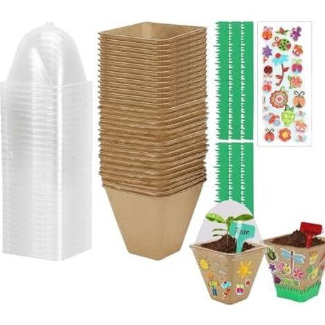 Kit de Jardinage pour avec Autocollants Maison, Balcon, Anniversaire, Filles, Famille et Apprentissage - (1/5)