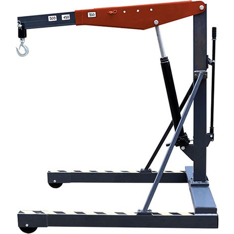 Grue d'atelier manuelle pour palette Europe - Longerons encadrants - Hauteur max 2225 mm - Capacité 1000kg - SA1000 (1/5)