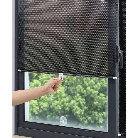 Store enrouleur occultant 50 x 125 cm – Installation ventouse sans perçage – Protection solaire anti-UV – Isolation thermique (1/5)
