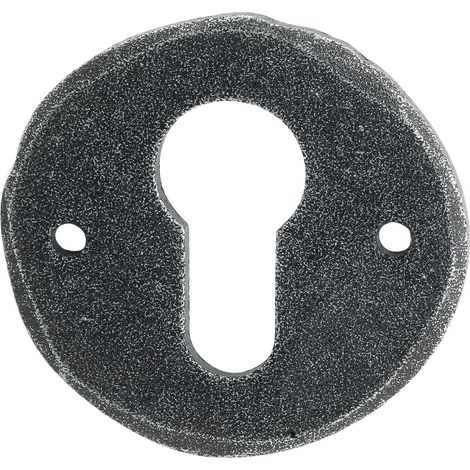 HALCÖ Zylinderrosette STUBAI - PZ, ø 53 mm, verzinkt schwarz passiviert (1/5)