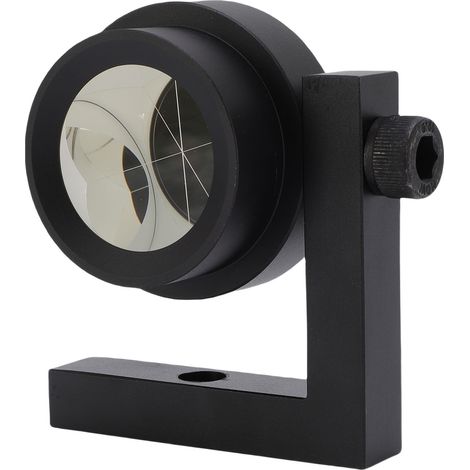 Prisme en L compatible avec la station totale Leica GMP104 grand angle droit à 90° pour la détection automatique dans les tunnels ferroviaires. (1/5)