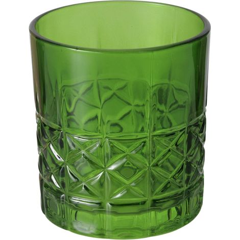 Grünes Whiskeyglas, 9 cm (1/4)