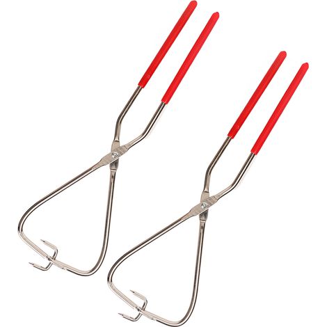 Pinces à argile, outils de poterie, pinces à souffler l'émail, pieds à coulisse, pinces à poignée rouge (1/5)