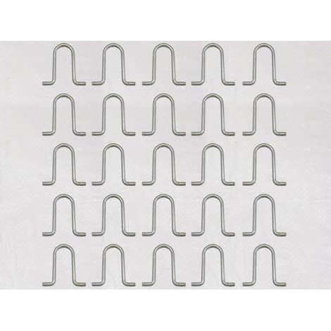 x25 Galvanised Concrete In 'U' Bolts - Caravan Tether Ground Anchor Security (1/2)