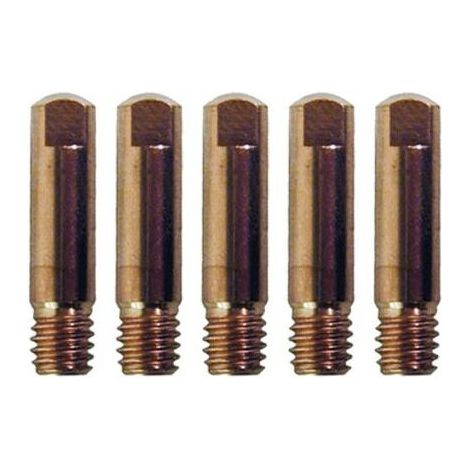 Tubes contact Ø 0.8 mm Lot de 5 pour soudure MIG (1/2)